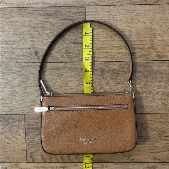 Kate Spade New York Leila Pebbled Leather Convertible Wristlet Mini Bag Trendy - Picture 14 of 14